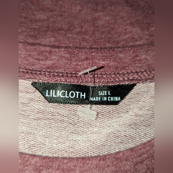 LILICLOTH  Cat long Sleeve Shirt "On a Dark Desert Highway" Size Large - Picture 5 of 7